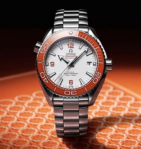 omega watch pink|omega orange planet ocean.